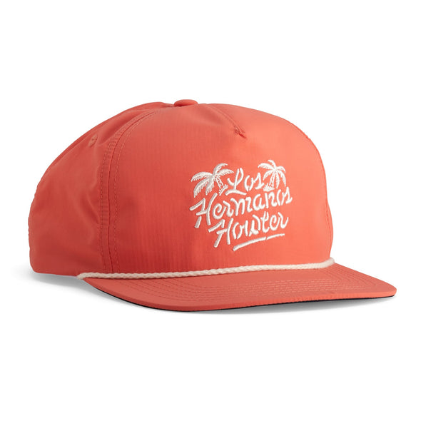 Howler Brothers Unstructured Snapback Hat - Los Hermanos - Coral - Wandering Star Adventure Emporium